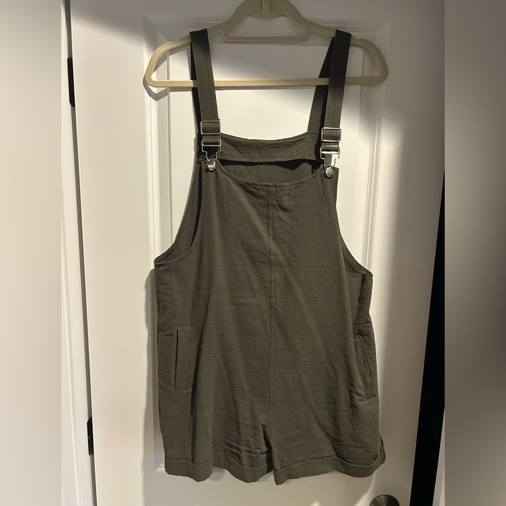 Olive Green Overall Jumper